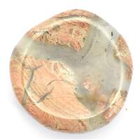 Freeform Jasper Poppy Worry Stone
