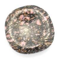 Freeform Rhodonite Worry Stone