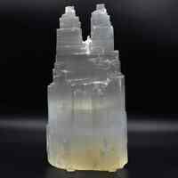 Selenite Lamp [Large Tower Twin]