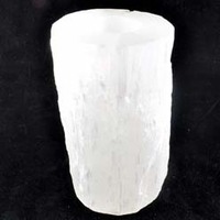 White Selenite Tealight Holder