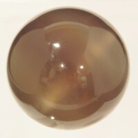 Grey Dark Agate Sphere Carving