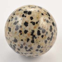 Dalmatian Jasper Sphere Carving