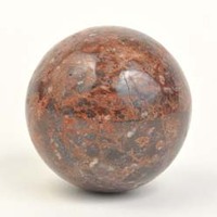 Leopardskin Jasper Sphere Carving