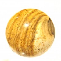 Picture Jasper Sphere Carving