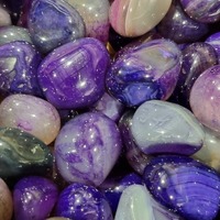 Purple Agate Tumbled Stones