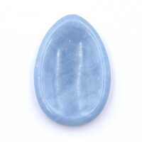 Oval Angelite Worry Stone