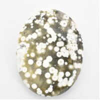 Oval Jasper Ocean Worry Stone