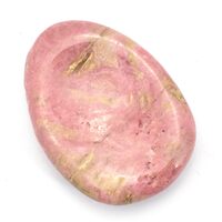 Oval Rhodonite Pink Worry Stone