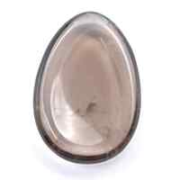 Oval Smoky Quartz Worry Stone