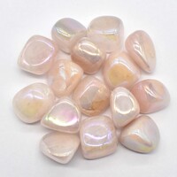 Angel Aura Tumbled Stones [Rose Quartz Large Treated]