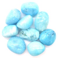 Blue Aragonite Tumbled Stones [Large 150gm]