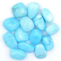 Blue Aragonite Tumbled Stones [Light - Large]