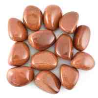 Gold Goldstone Tumbled Stones [Large]