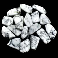 White Howlite Tumbled Stones [Large]
