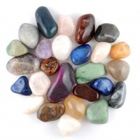 Mixed Tumbled Crystals Tumbled Stones [Large - 1kg Type 1]