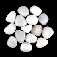 White Onyx Tumbled Stones [Large]
