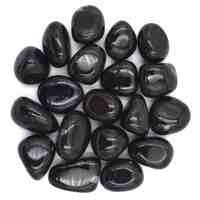 Black Obsidian Tumbled Stones [Large]