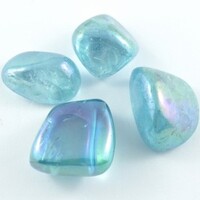 Aqua Aura Tumbled Stones [Medium 40gm]