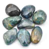 Blue Apatite Tumbled Stones [Medium 100gm]