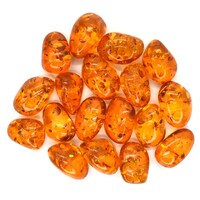 Amber Tumbled Stones [Medium 100g]