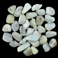 Aquamarine Tumbled Stones [&#39;A&#39; Medium 150gm]
