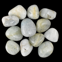 Aquamarine Tumbled Stones [&#39;A&#39; Medium 100gm]