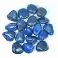 Blue Agate Coloured Tumbled Stones [Medium]