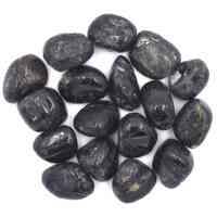 Black Tourmaline Tumbled Stones [Medium 200gm (Type 3)]