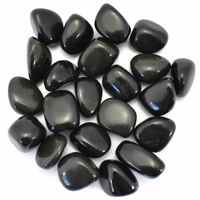 Black Jade Tumbled Stones [Medium]