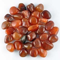 Carnelian Tumbled Stones [&#39;2&#39; Medium]