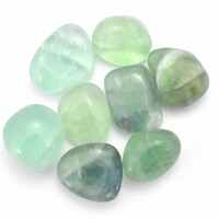 Green Fluorite Tumbled Stones [Medium 150gm]