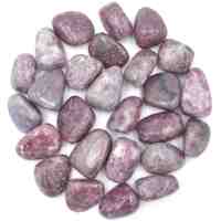 Pink Lepidolite Tumbled Stones [Medium]