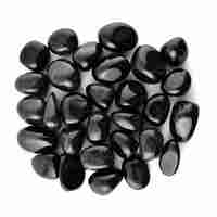 Silver Sheen Obsidian Tumbled Stones [Medium]