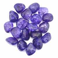 Purple Clear Quartz Tumbled Stones [Medium]