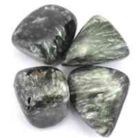 Seraphinite Tumbled Stones [Medium 50gm]