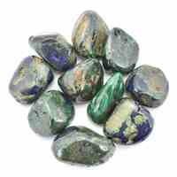 Azurite Malachite Tumbled Stones [Medium 100gm]