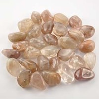 Rutilated Quartz Tumbled Stones [Medium]