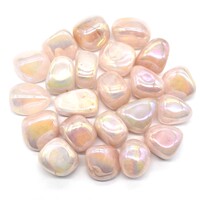 Angel Aura Tumbled Stones [Rose Quartz Small Treated]