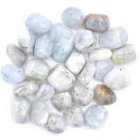 Blue Calcite Tumbled Stones [Small (Type 2)]