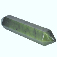 Nephrite Jade Double Terminator Wand Carving