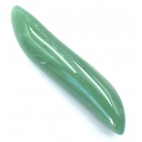 Green Aventurine Tongue Wand Carving