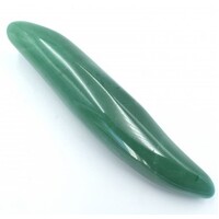 Green Aventurine Tongue Wand Carving