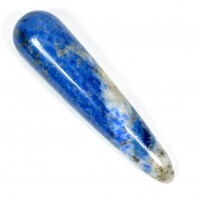 Lapis Lazuli Teardrop Wand Carving