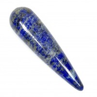 Lapis Lazuli Teardrop Wand Carving