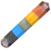 Chakra Single Point Wand Carving