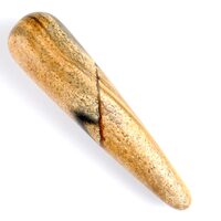 Picture Jasper Teardrop Wand Carving