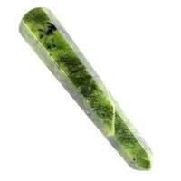 Nephrite Jade Single Point Wand Carving