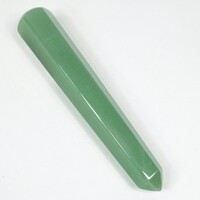 Green Aventurine Single Point Wand Carving
