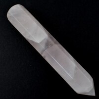 Rose Quartz Single Point Wand Carving