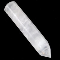 Rose Quartz Single Point Wand Carving